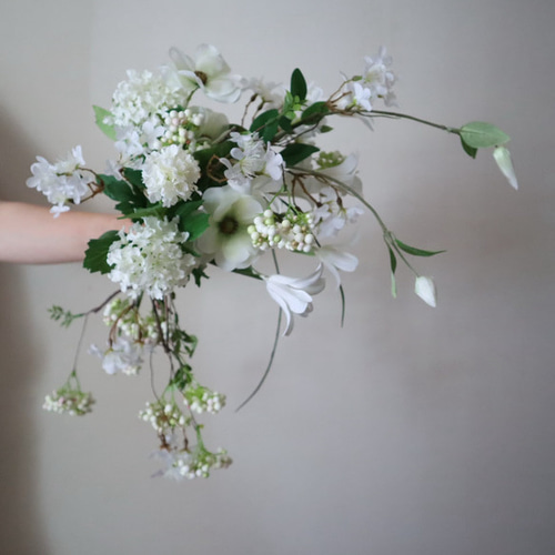 アーティフィシャルフラワー 高級造花 結婚式 ブーケ 披露宴 結婚式 ウェディング アーティフィシャルフラワーブーケ ブーケ