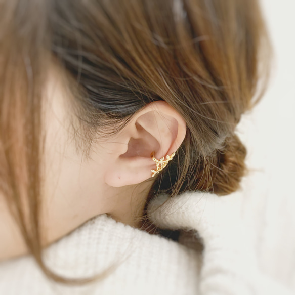 【JORIE】LEAF Ear cuff 1枚目の画像