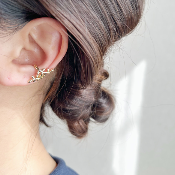 【JORIE】LEAF Ear cuff 4枚目の画像