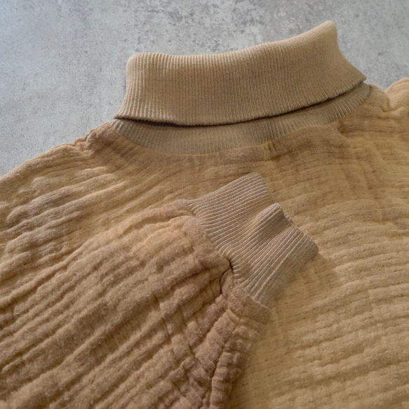 【福袋】高領洋裝/4色可選+保暖棉緊身褲/黑色 第10張的照片