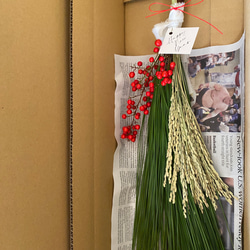 シンプルにまとめた大王松のお正月飾り S しめ縄・しめ飾り 無店舗花屋