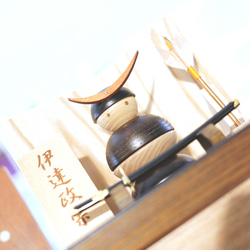ことの木製鎧（伊達政宗）（0512）｜コンパクトな木製の五月人形｜コンパクト｜おしゃれ｜インテリア 5枚目の画像