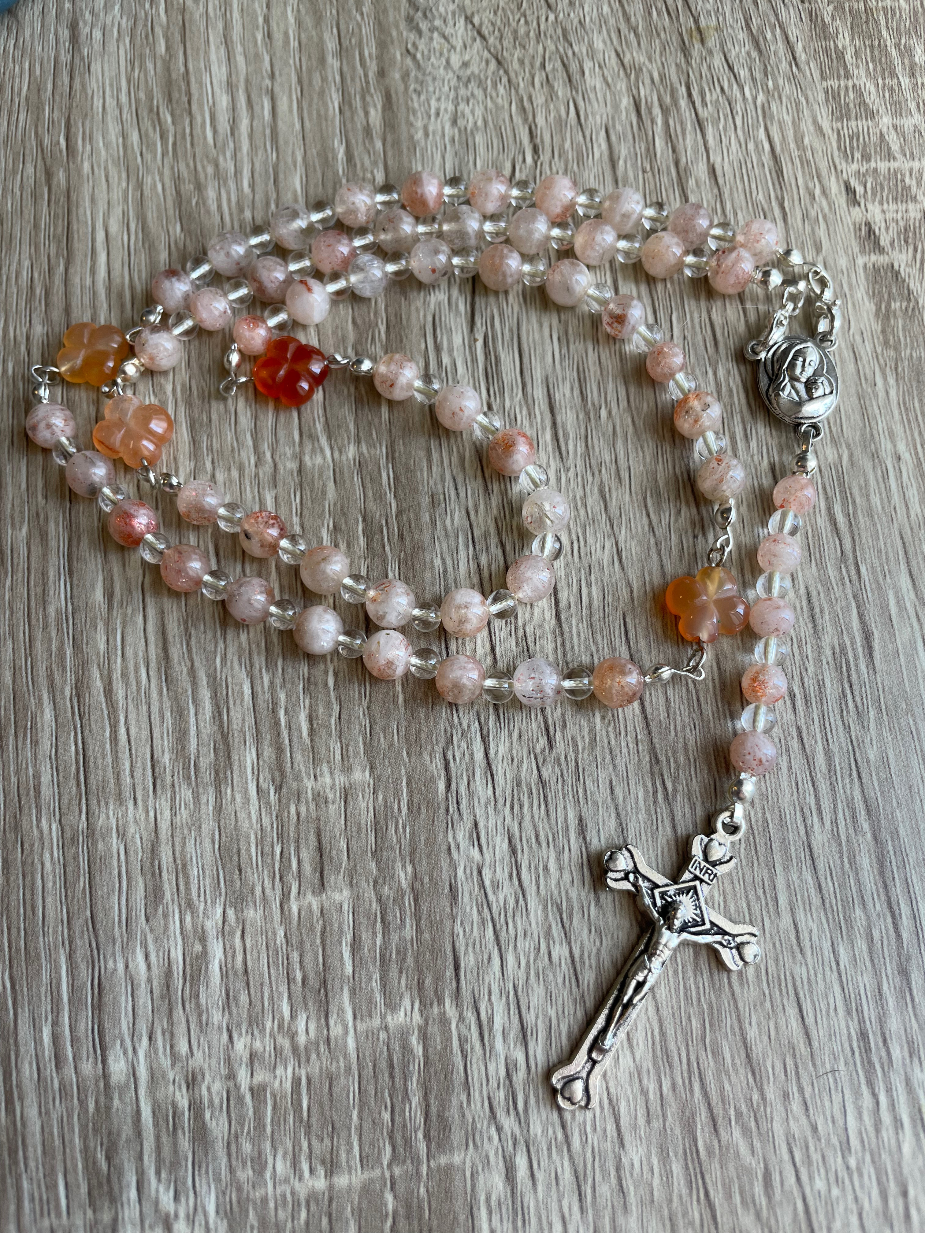 ロザリオ✳︎太陽の石サンストーン✳︎エルサレム