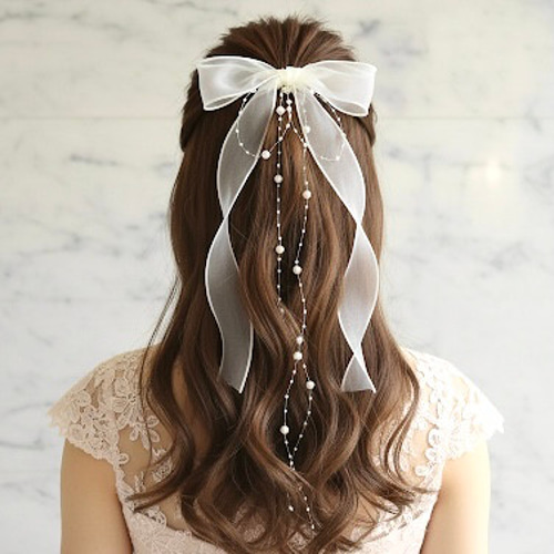 Sサイズ ラップポニー 本革 ＆ 紐 / レザー ヘアアクセサリー タイト