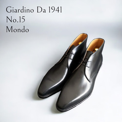 GIA No.15 "Mondo"クラシコ調2アイレットチャッカブーツ／受注生産品（納期60日）／グッドイヤーウェルト 1枚目の画像