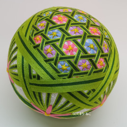 手まりN66 バラ 直径11.5cm[てまり 手毬 手鞠] その他インテリア雑貨