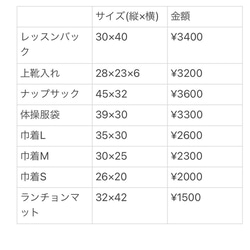 入園入学グッズ  7点セット　お名前入り　入学グッズ　入園グッズ　レッスンバック　上靴入れ　ナップサック　 8枚目の画像