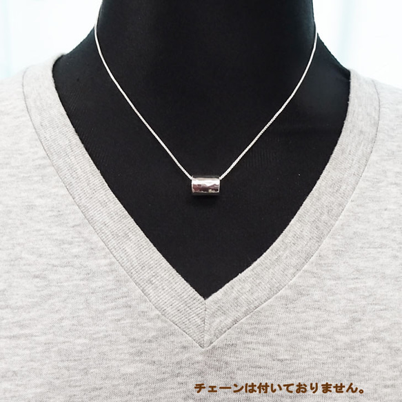 シルバービーズ ハンマード 叩き【受注製作】925 diy パーツ レザーに　atpbeads8 6枚目の画像