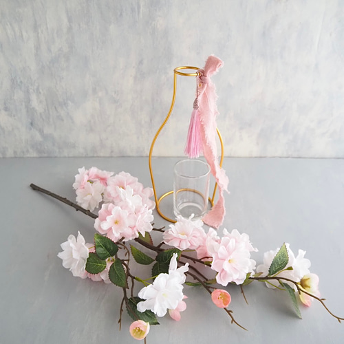 リニューアル✨【ふんわりサクラ】｜アーティフィシャルフラワー 花瓶