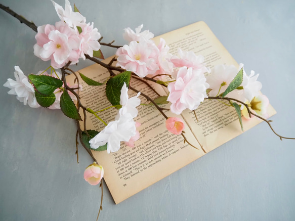 リニューアル✨【ふんわりサクラ】｜アーティフィシャルフラワー 花瓶アレンジ| 春｜ギフト・インテリア雑貨 9枚目の画像