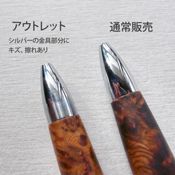 【アウトレットSALE】一生ものの文房具〔ノック式ボールペン〕YAKU-SUGI stationery 2枚目の画像