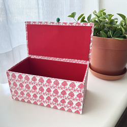 [Small pretty bird Mask Box : Red 紅 ]  Cartonnage  Box 第5張的照片