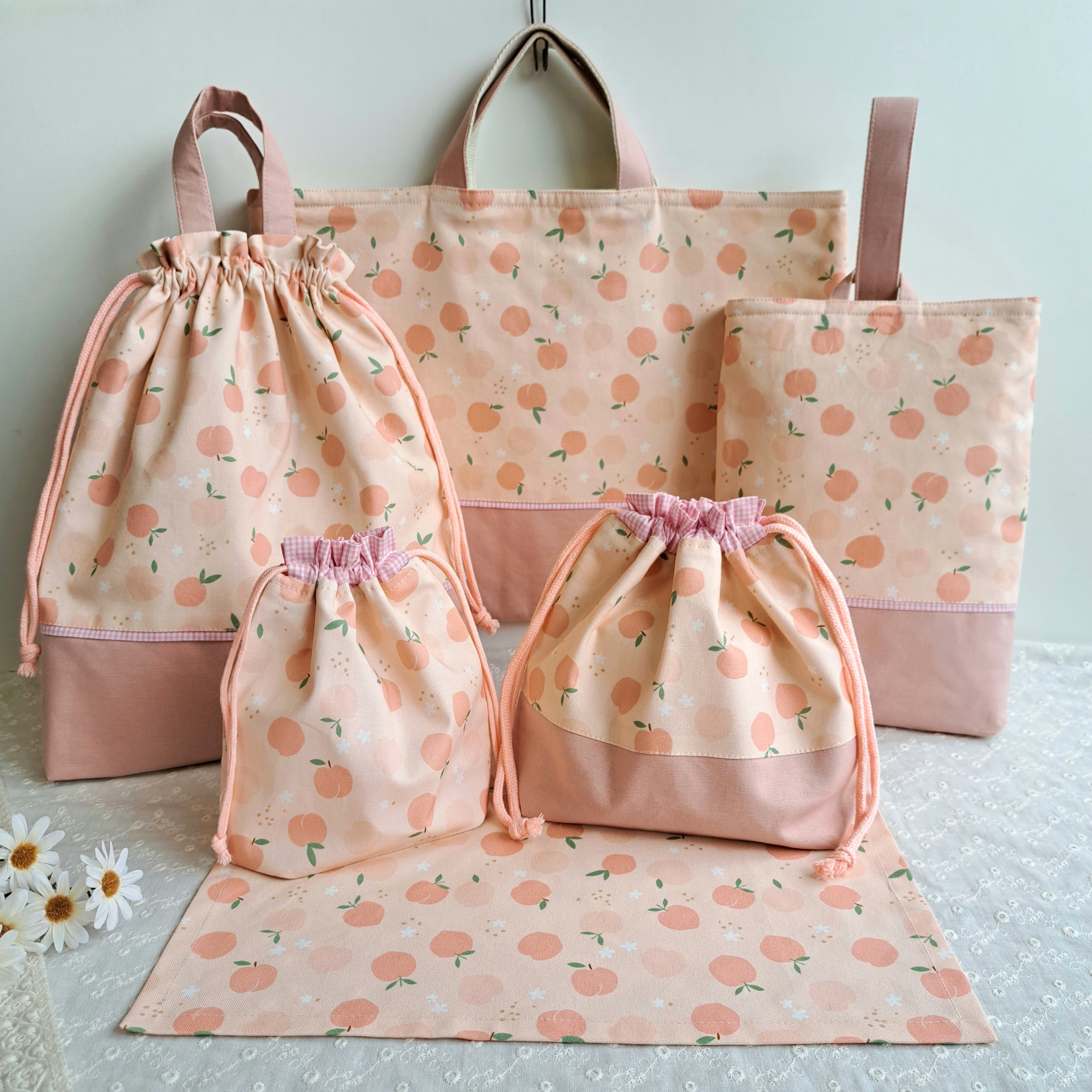 入園6点セット  ＊ピーチブロッサム＊