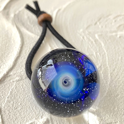 星空宇宙の髪留め（ガラスのヘアゴム）宇宙ガラス ヘアゴム