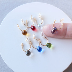 秋の福袋☆痛くないイヤリング☆選べる２セットのティアドロップイヤリング/c008/creema限定 3枚目の画像