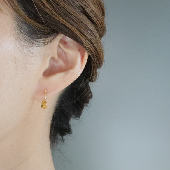秋の福袋☆痛くないイヤリング☆選べる２セットのティアドロップイヤリング/c008/creema限定 6枚目の画像