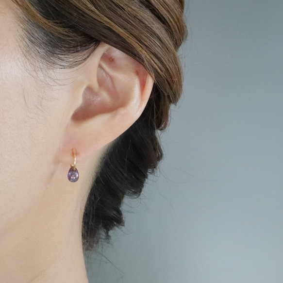 秋の福袋☆痛くないイヤリング☆選べる２セットのティアドロップイヤリング/c008/creema限定 7枚目の画像