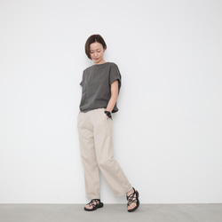 Baker pants / ecru beige 2枚目の画像