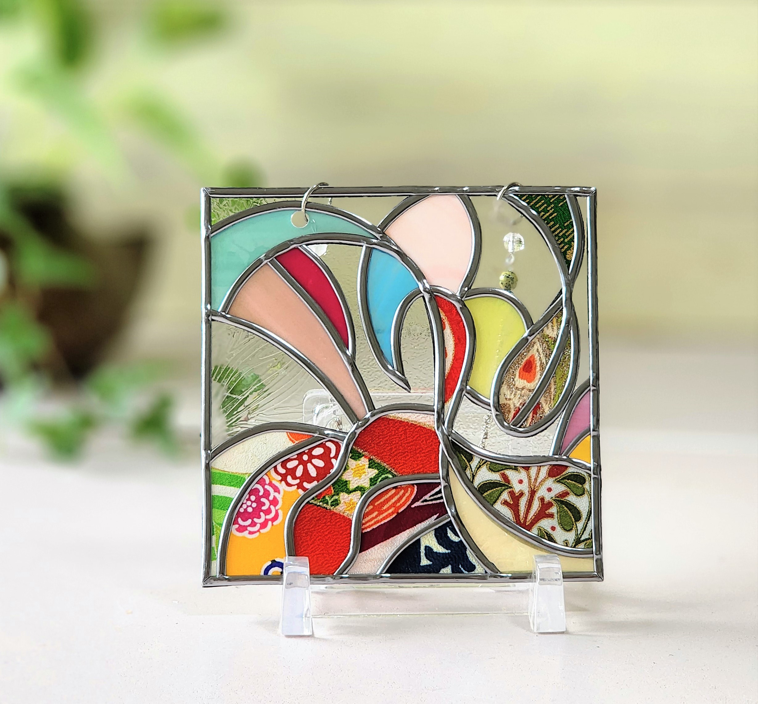 『Hug』リバーシブルサンキャッチャー＆卓上アートパネル