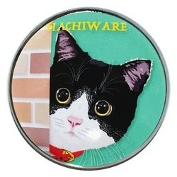 猫 ピンバッジ 猫ピンバッチ ねこピンズ はちわれ猫 猫イラスト Cat Pins 1枚目の画像