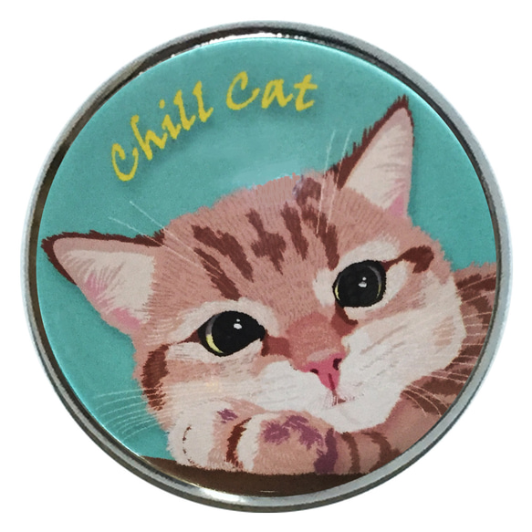 猫 ピンバッジ 猫ピンバッチ ねこピンズ 猫イラスト Cat Pins 1枚目の画像