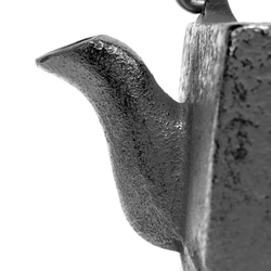南部鉄器 酒器 徳利 燗瓶 三味線0.65L 日本製 内面・蓋裏ホーロー加工 10枚目の画像