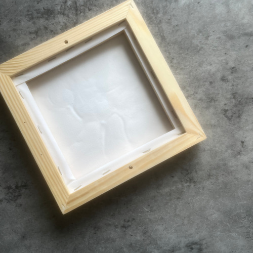 現代アート 19×19㎝ フレーム付き モダン アートパネル インテリア