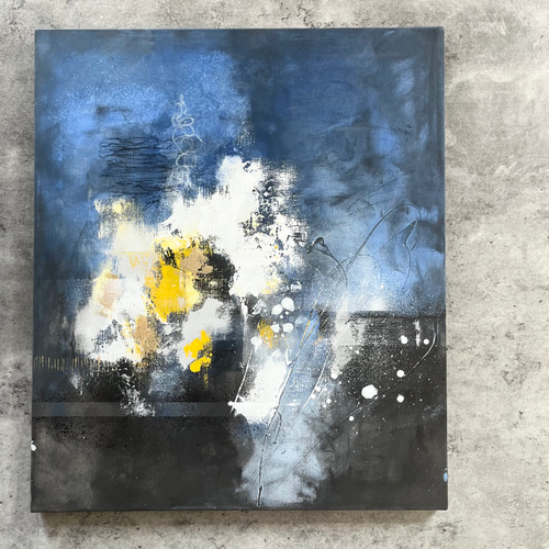 絵画 モダンアート クール 抽象画 パネル インテリア 原画 現代アート ICEBERG - モダン 絵画 抽象画 現代アート クール かっこいい