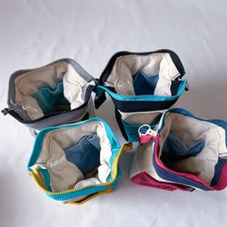 国産帆布のタウンユースなチョークバッグ①　ベルトポーチ　スマホショルダー 7枚目の画像