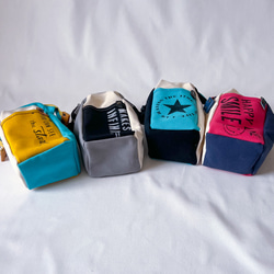 国産帆布のタウンユースなチョークバッグ①　ベルトポーチ　スマホショルダー 5枚目の画像