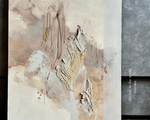 現代アート 65×53㎝ 大きめ モダン 絵画 原画 抽象画 アートパネル