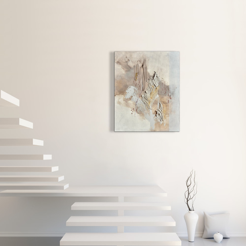 現代アート 65×53㎝ 大きめ モダン 絵画 原画 抽象画 アートパネル