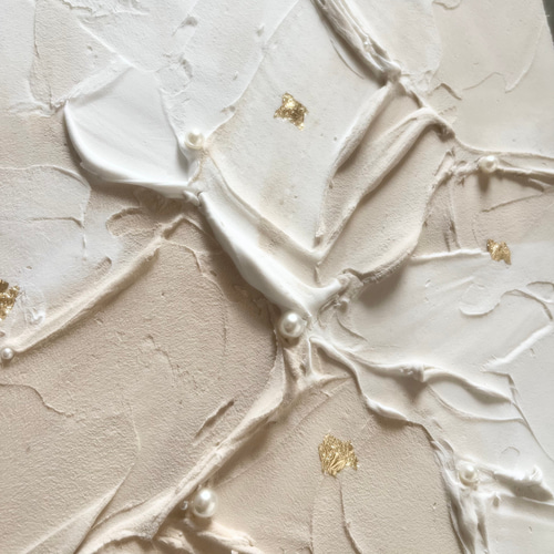 モダンアート 24×24㎝ 2枚セット ニュアンス 現代アート インテリア