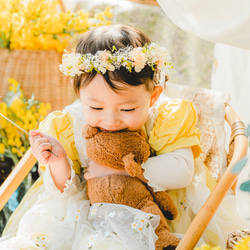 子供用花冠☆誕生日にも♪オーダーでお色変更可☆40センチ〜50センチまで☆ 14枚目の画像