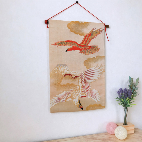 栖峰 【富士鷹】掛け軸