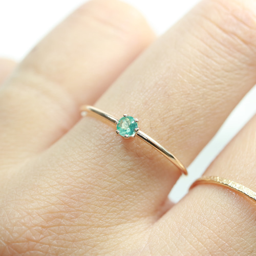 ≪14kgf≫ 3mm石（0.1ct） ロンドングリーントパーズ