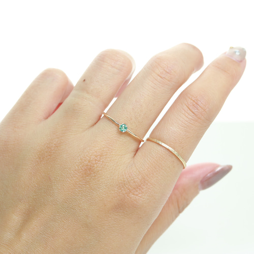 ≪14kgf≫ 3mm石（0.1ct） ロンドングリーントパーズ