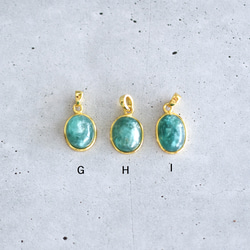 人気再入荷！【1点もの・選べる】希少石　フックサイト　（グリーンマイカ）　カボション　サージカルステンレスネックレス 7枚目の画像