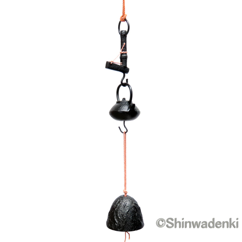 南部鉄器 囲炉裏 自在鉤 南部鉄器 囲炉裏自在鉤付灰皿 NK-912 Shinwadenki