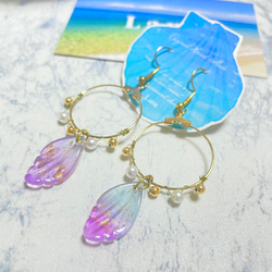 ハワイアン ピアス（フック・チェーン） の人気通販｜Creema(クリーマ  