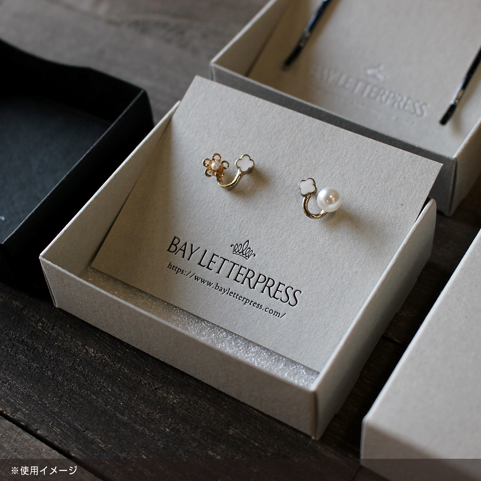 ショップカード アクセサリー台紙 サンキューカード 名刺 No.441