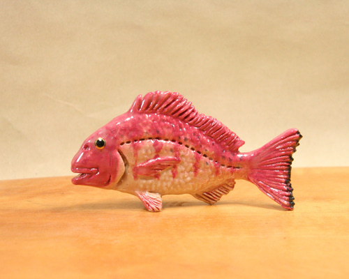 手作り オブジェ 大きな真鯛 マダイ アート 造形看板 美術品