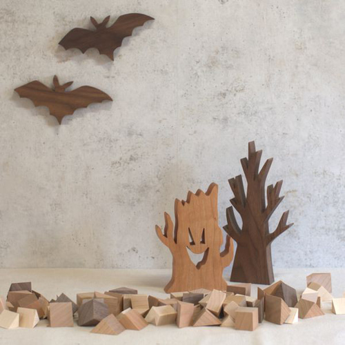 切り株 オブジェ｜全2種類 ハロウィン 飾り 枯れ木 枝 木製