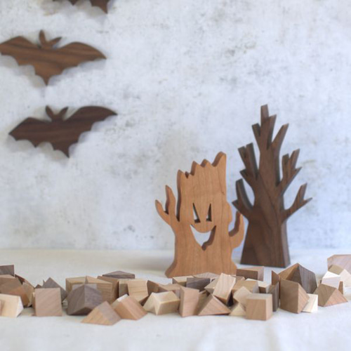 切り株　置物【オブジェ】 切り株 オブジェ｜全2種類 ハロウィン 飾り 枯れ木 枝 木製