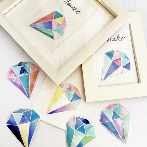 アルコールインク アート インテリア 星空 星 月 三日月 絵 絵画 t.art