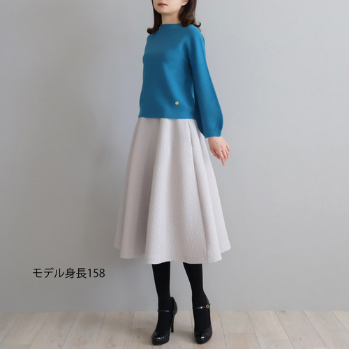 ジョリーミニョン / パフショルダー ハイネックプルオーバー ホールガーメント ニット カテゴリ商品一覧｜jolie mignon｜上質で洗練された大人の服