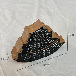 【限定販売】【送料無料】 こいのぼり 手描き オブジェ 置物 こどもの日 端午の節句 初節句 子供の日 鯉のぼり 12枚目の画像