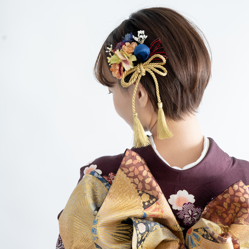 ショートヘアー・ベリーショートヘッドドレスP】成人式・前撮り振袖