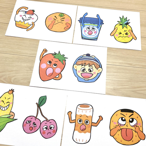 手作りキット》おやつたーべよ保育教材大人気5枚知育玩具保育園幼稚園
