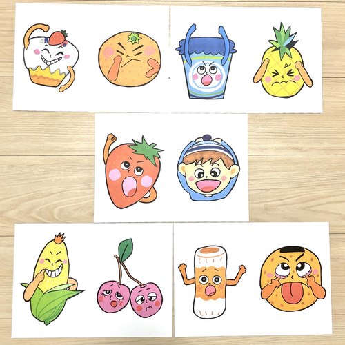 手作りキット》おやつたーべよ保育教材大人気5枚知育玩具保育園幼稚園